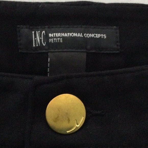 INC International Women's Pants Size 10P Color Black (Petite) #558 - Picture 3 of 6